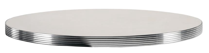 Столешница круглая Laminate Aluminium Edge