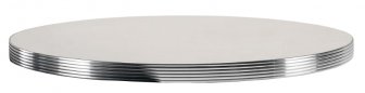 Столешница круглая Laminate Aluminium Edge