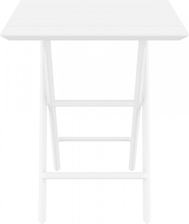 Стол пластиковый складной Helen Folding Table 60, белый, 600х600х740 мм