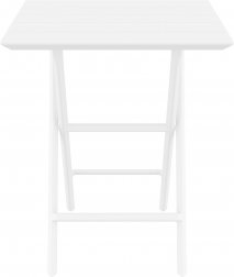 Стол пластиковый складной Helen Folding Table 60, белый, 600х600х740 мм