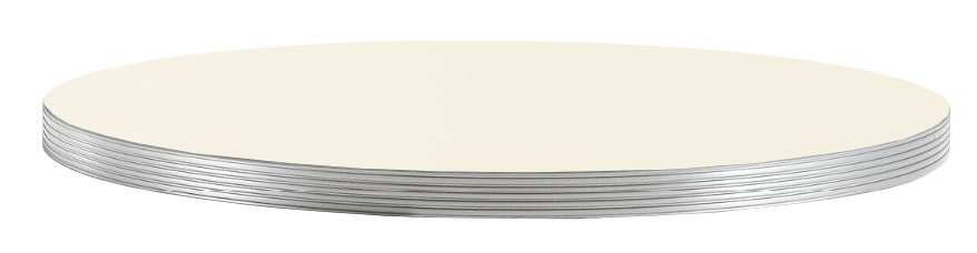 Столешница круглая Laminate Silver Edge