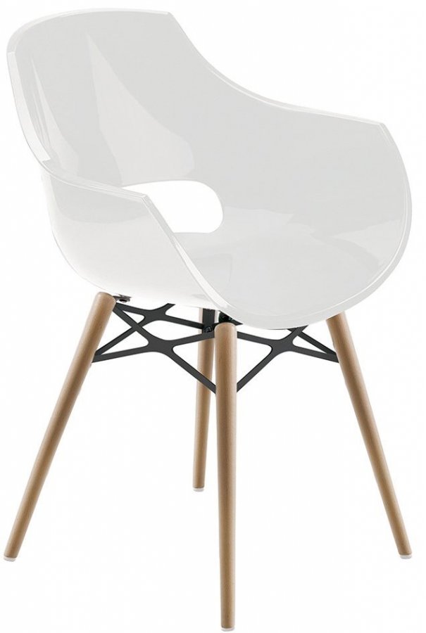 Кресло пластиковое Opal Wox Beech