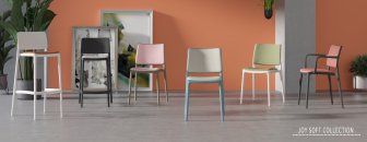 Кресло пластиковое с обивкой Joy-K Soft Seat & Back