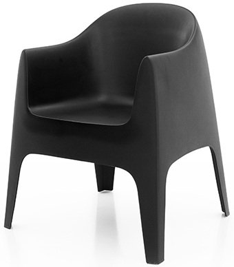 Кресло пластиковое Vondom Solid Basic черный