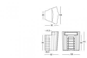 Стойка пластиковая барная угловая-thumbs-Фото3