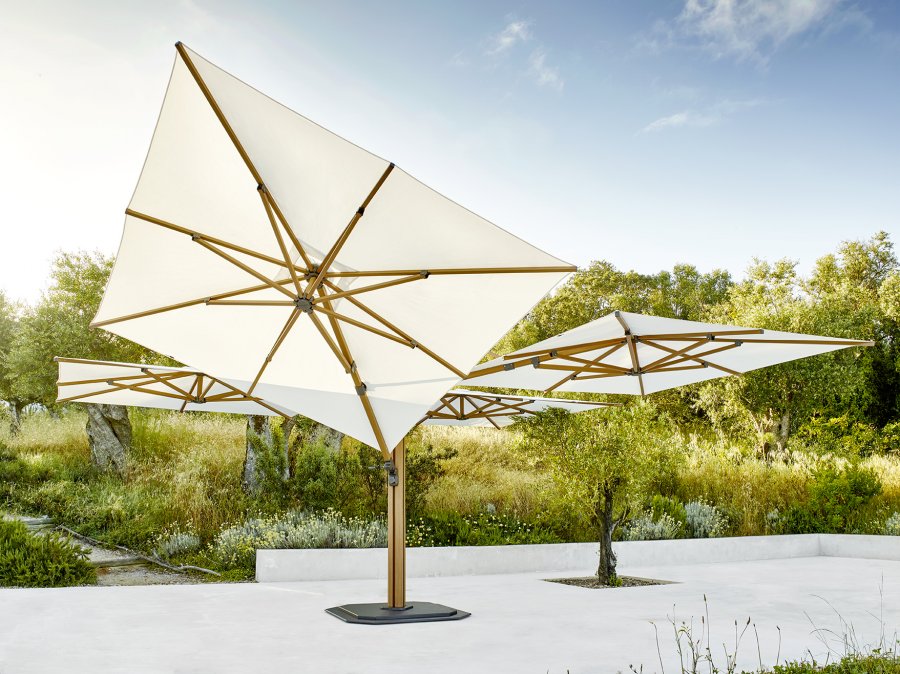 Зонт профессиональный четырехкупольный 6х6 м JCP.501