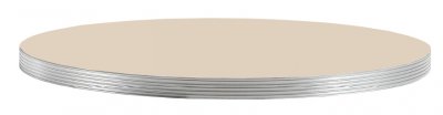 Laminate Silver Edge Столешница круглая