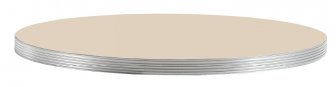 Столешница круглая Laminate Silver Edge