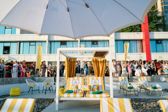 Пляж отеля Pullman Sochi Centre, г. Сочи