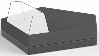 Pixel Basic Пуф пластиковый мягкий