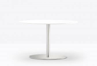 Стол обеденный Inox Ellittico