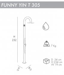 Душ уличный Funny Yin T 305