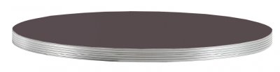 Laminate Silver Edge Столешница круглая