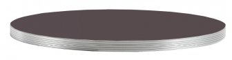 Столешница круглая Laminate Silver Edge