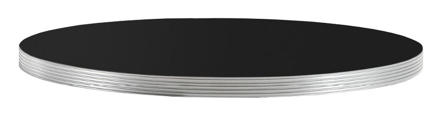 Столешница круглая Laminate Silver Edge