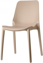 Стул пластиковый Scab Design Ginevra Go Green тортора