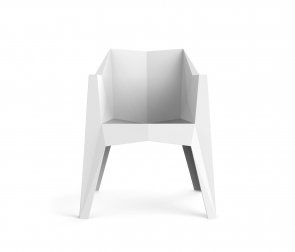 Кресло пластиковое Vondom Voxel Basic белый
