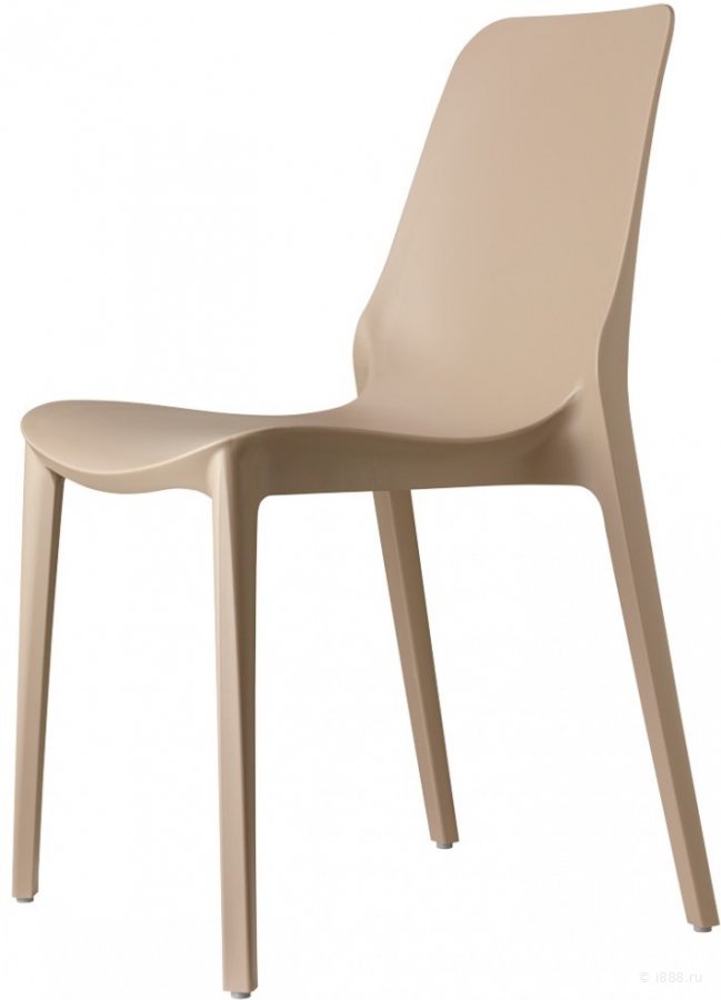 Стул пластиковый Scab Design Ginevra Go Green тортора