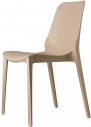 Стул пластиковый Scab Design Ginevra Go Green тортора