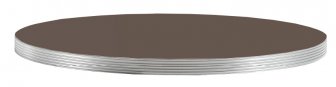 Столешница круглая Laminate Silver Edge