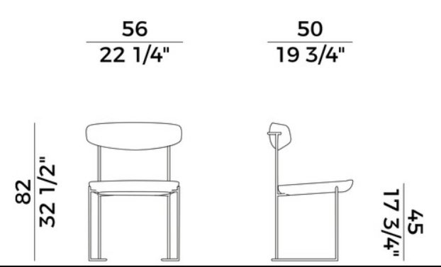 Стул с обивкой Keel Outdoor