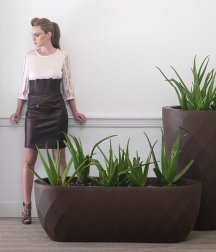 Кашпо пластиковое Vases Basic