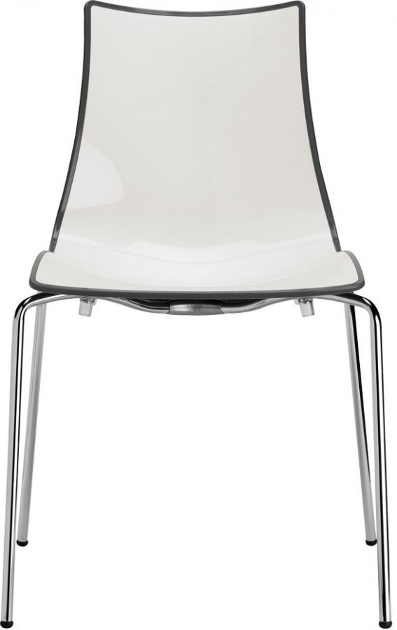 Стул пластиковый Zebra Bicolore 4 legs