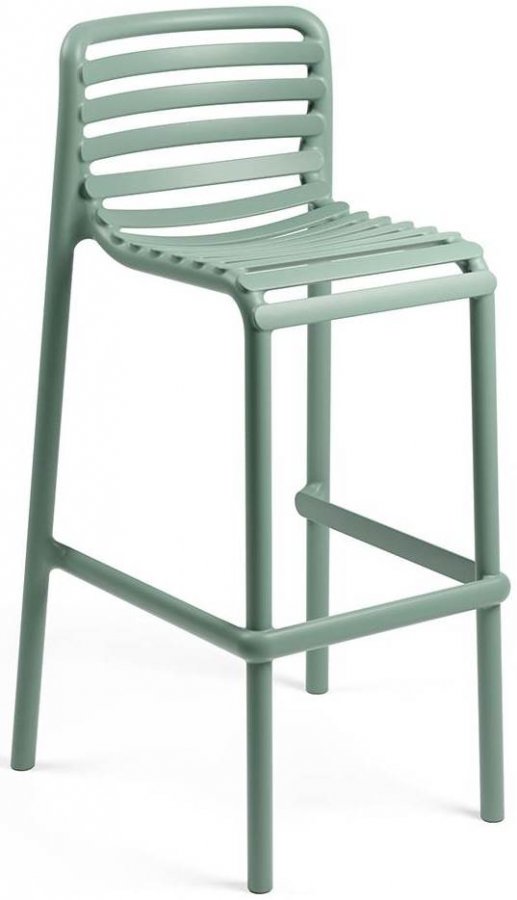 Стул пластиковый барный Nardi Doga Stool мятный