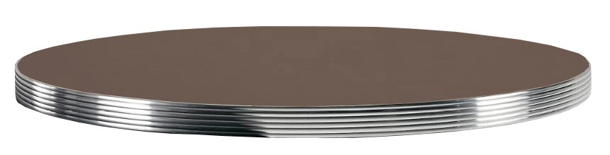 Столешница круглая Laminate Aluminium Edge
