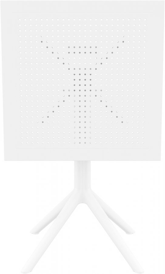 Стол пластиковый складной Sky Folding Table 60, белый, 600х600х740 мм