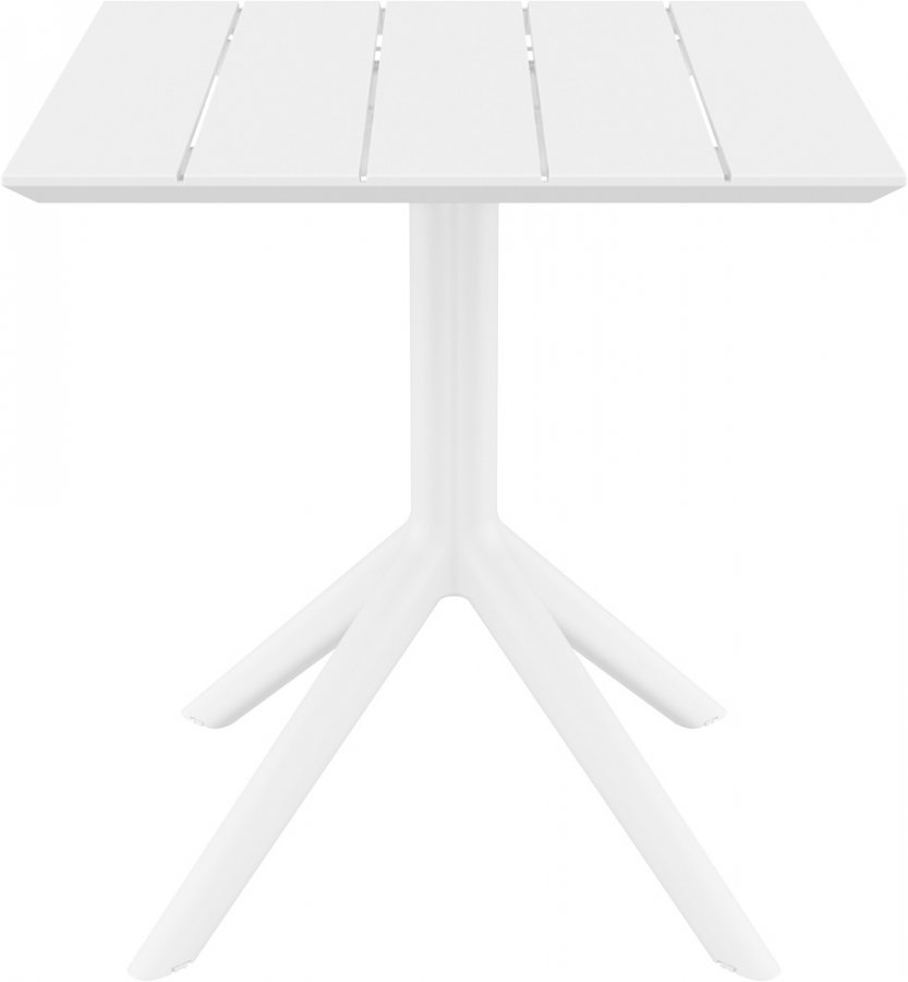 Стол пластиковый Paris Table 70, белый, 700х700х740 мм