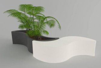 Кашпо пластиковое Wave Pot Pop