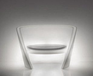 Кресло пластиковое светящееся Rap Chair Lighting