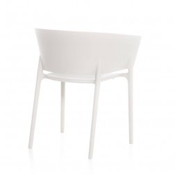Кресло пластиковое Vondom Africa Basic белый