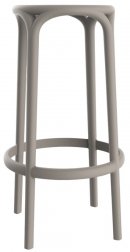 Табурет пластиковый барный Vondom Brooklyn Basic тортора