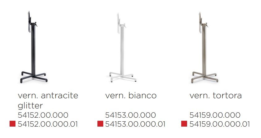 Подстолье металлическое барное складное Scudo High Special