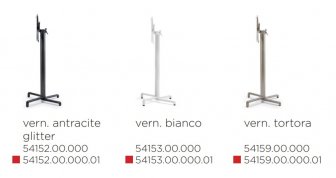 Подстолье металлическое барное складное Scudo High