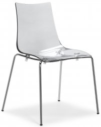 Стул прозрачный Scab Design Zebra Antishock 4 Legs