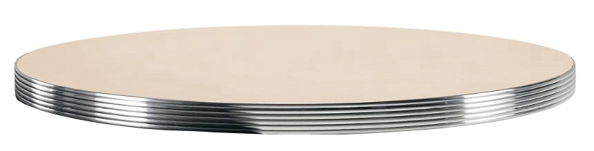 Столешница круглая Laminate Aluminium Edge