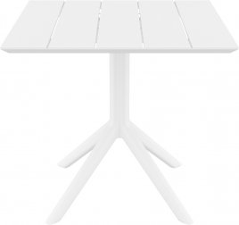 Стол пластиковый Paris Table 80, белый, 800х800х740 мм
