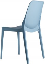 Стул пластиковый Scab Design Ginevra Go Green голубой