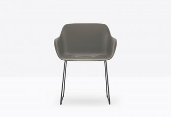 Кресло пластиковое на полозьях Babila XL RG