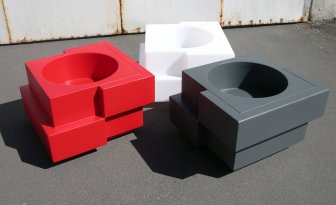 Кашпо пластиковое Cubic Yo Pop