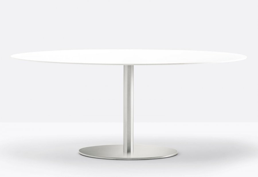 Стол обеденный Inox Ellittico