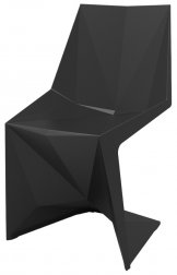 Стул пластиковый Vondom Voxel Basic черный
