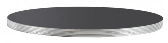 Столешница круглая Laminate Silver Edge