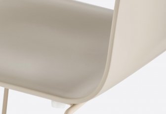 Стул на полозьях PEDRALI Kuadra XL песочный