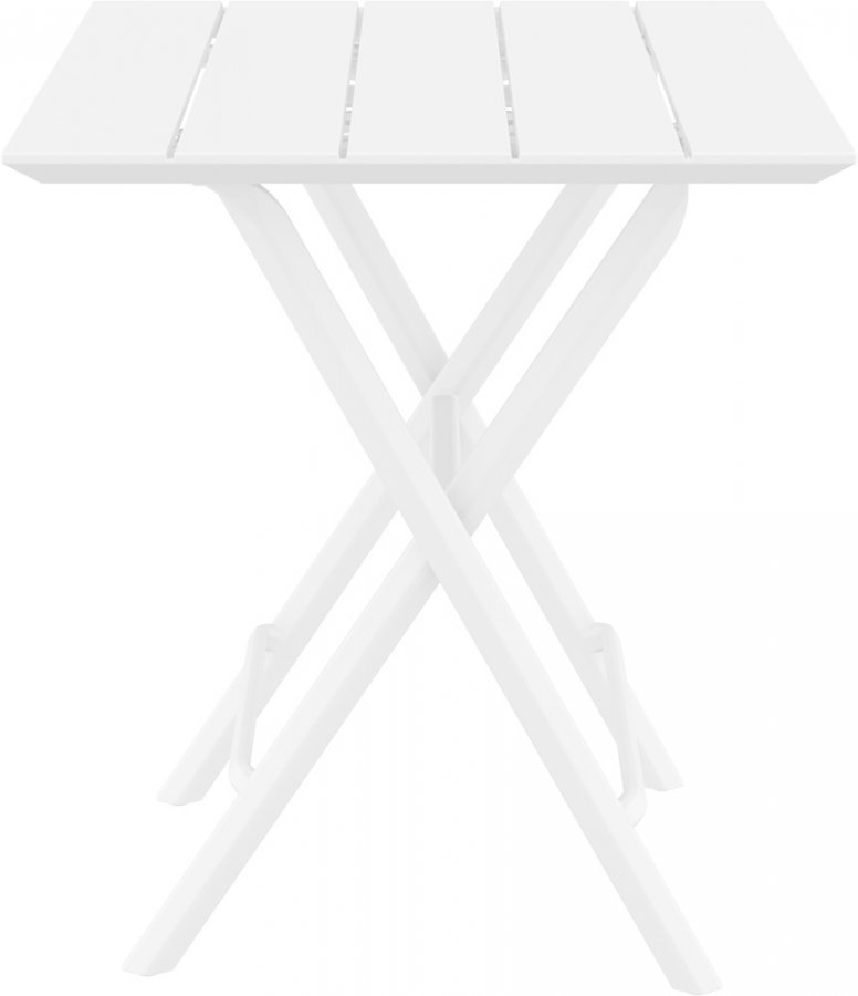Стол пластиковый складной Helen Folding Table 60, белый, 600х600х740 мм