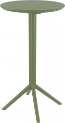 Стол пластиковый барный складной Sky Folding Bar Table 60