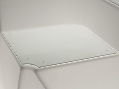 Jumbo Corner Desk Столешница стеклянная для барной стойки